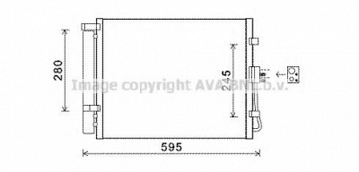AVA QUALITY COOLING ka5150 -  Конденсатор, кондиционер